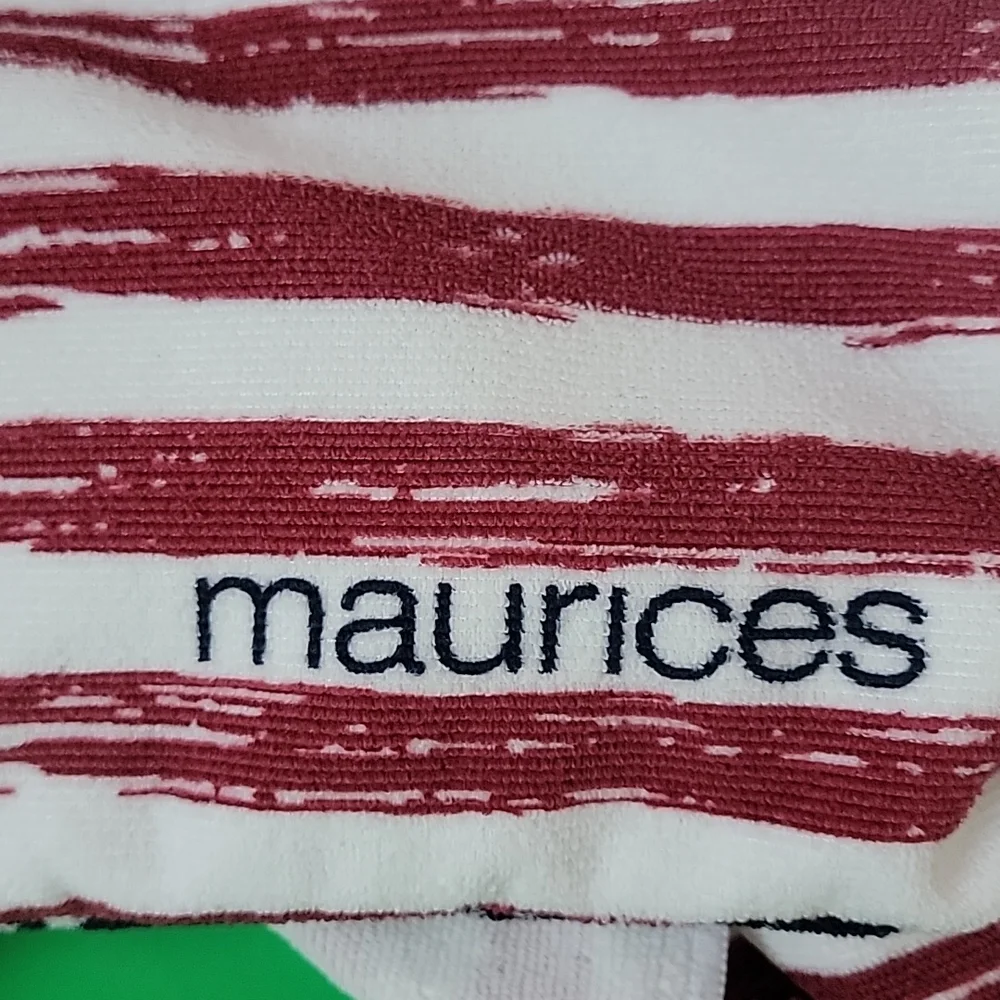 Maurices American flag beach towel bag.